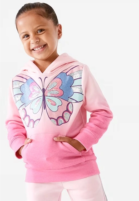 NEW Butterfly Sequin Hoodie