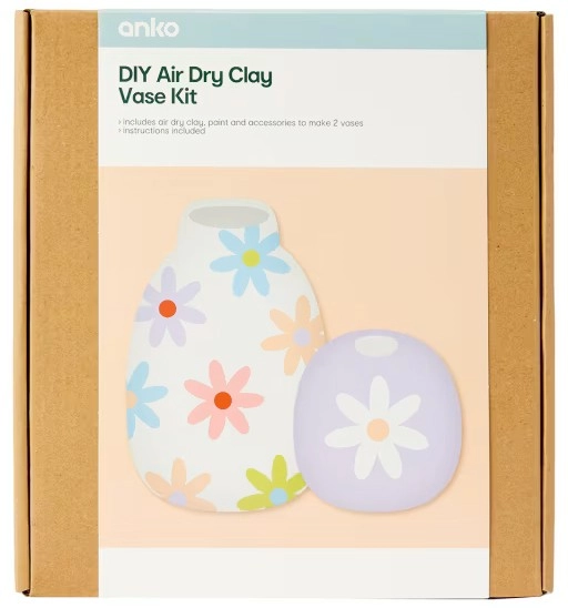 NEW DIY Air Dry Clay Vase Kit