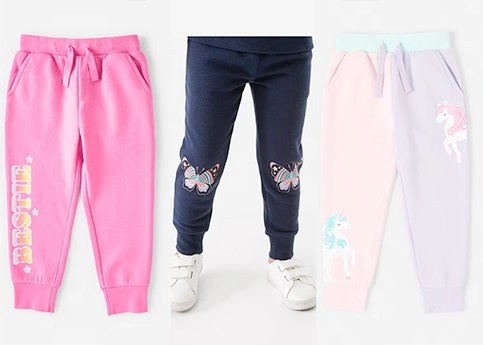 NEW Girls Print Trackpants