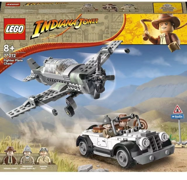 NEW LEGO Indiana Jones Fighter Plane Chase 77012