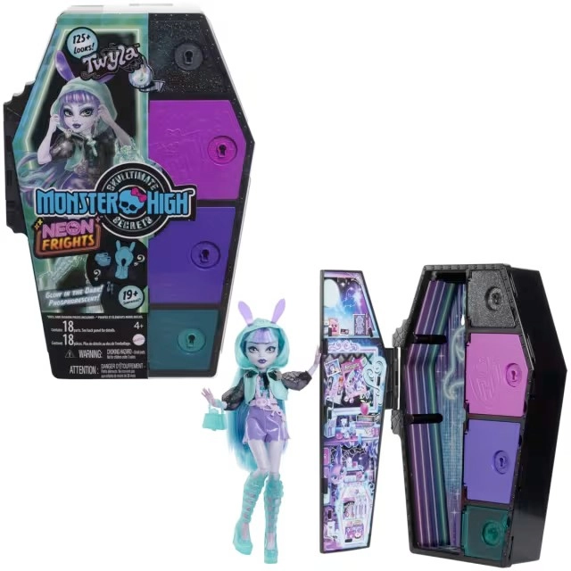 NEW Monster High Skulltimate Secrets Neon Frights Twyla Doll