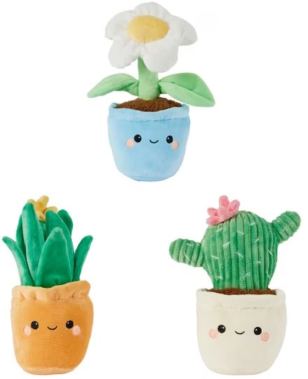 Pot Plant Plush Toy - Assorted