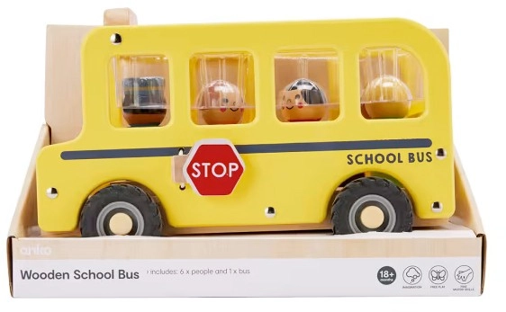 Wooden School Bus