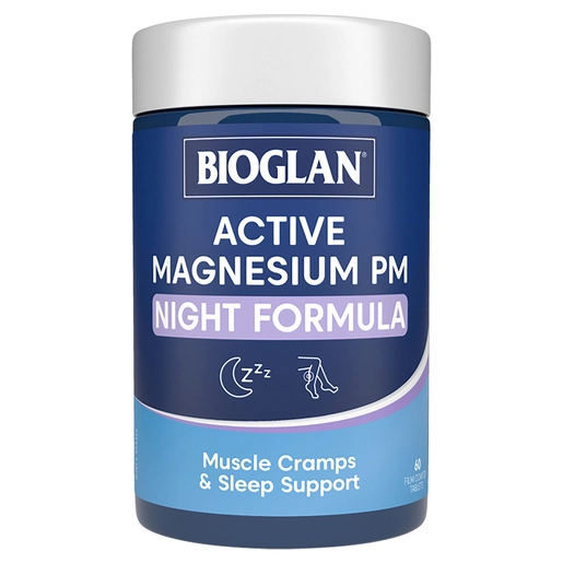 Bioglan Active Magnesium PM Night Formula 60 tablets