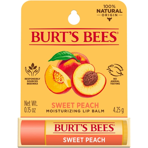 Burts Bees Sweet Peach Lip Balm 4.25g