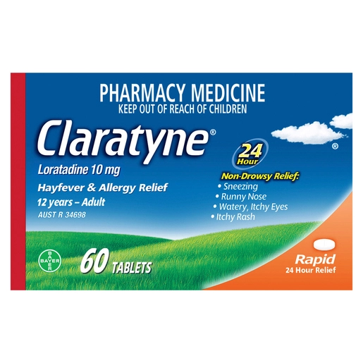 Claratyne Hayfever & Allergy Relief 60 tablets