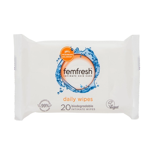 Femfresh Daily Wipes 20 wipes