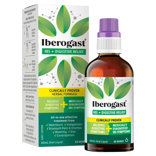 IBEROGAST IBS + Digestive Relief Oral Liquid 50ml