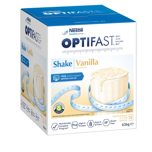 Optifast VLCD Shake Vanilla Flavour 12 pack