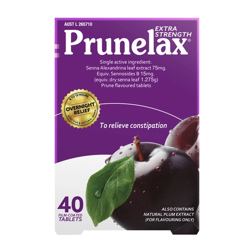 Prunelax Extra Strength 40 tablets