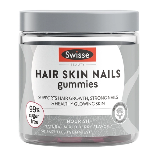 Swisse Beauty Hair Skin Nails Gummies 50 pastilles