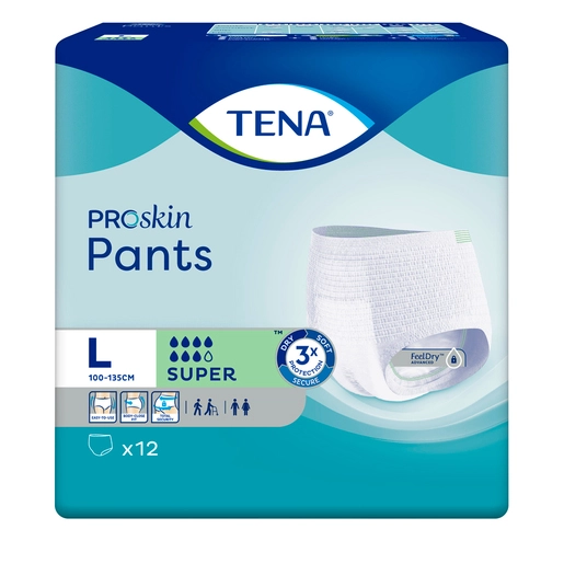 Tena ProSkin Pants Super L 12 pack