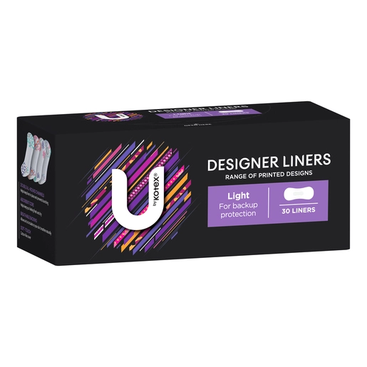 U By Kotex Designer Liners Light 30 pack