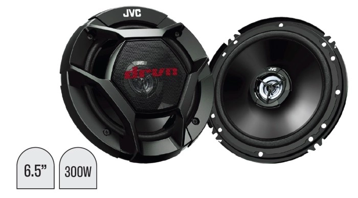 JVC 6.5” DR Series 2 Way Coaxial Speakers 300W Max