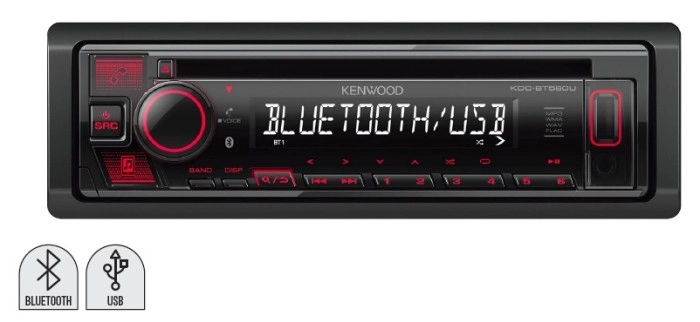 Kenwood 200W CD USB AUX Bluetooth Receiver