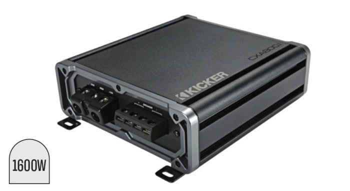 Kicker 1600W Max CX Series Mono Channel Class D Power Amplifier