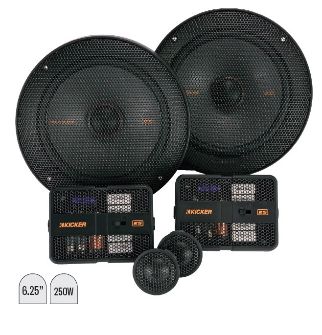 Kicker 6.25” KS Series 2 Way Component Speakers