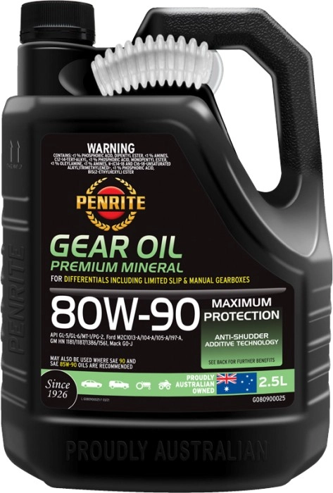 Penrite Gear Oil 80W90 2.5L