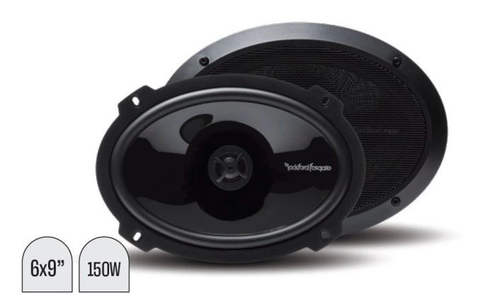 Rockford Fosgate 6x9” Punch Series 2 Way Coaxial Speakers