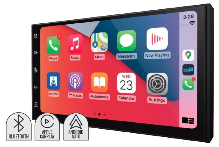 US Audio 7” Wireless Carplay & Android Auto Multimedia Receiver