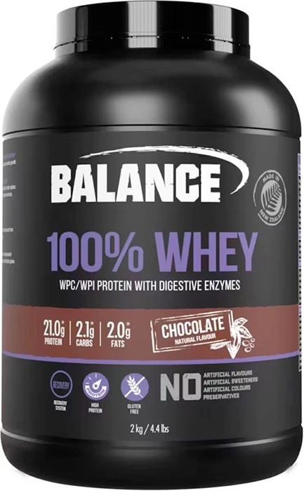 Balance 100% Whey Protein Powder Chocolate 2kg