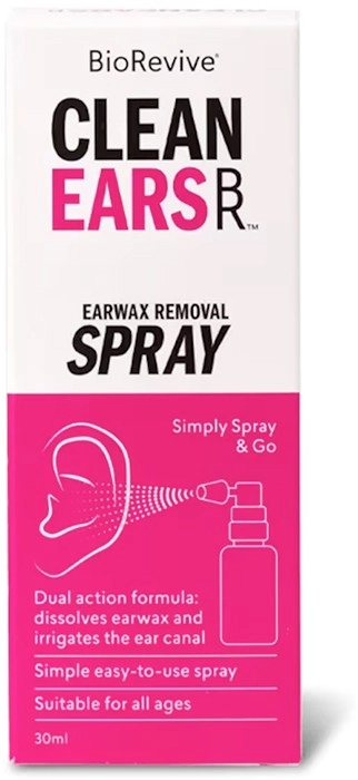 Bio Revive Cleanears Wax Removal Spray 30ml