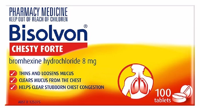 Bisolvon Chesty Forte Cough Tablets 100 Pack