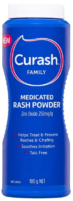 Curash Family Talc Free Medicated Rash Powder 100g