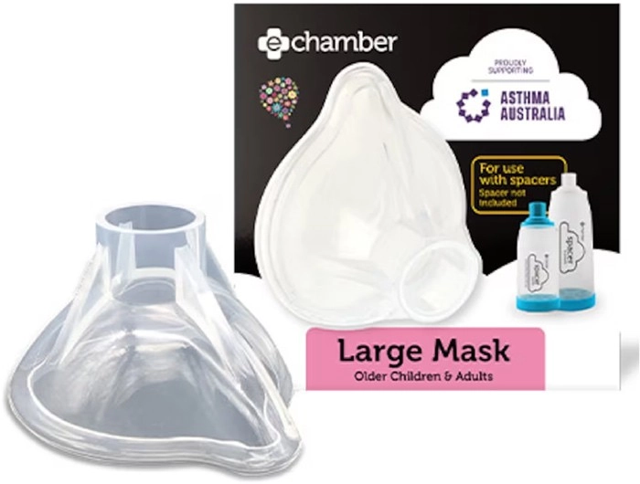 E-Chamber Asthma Spacer Mask Infant/Child Small