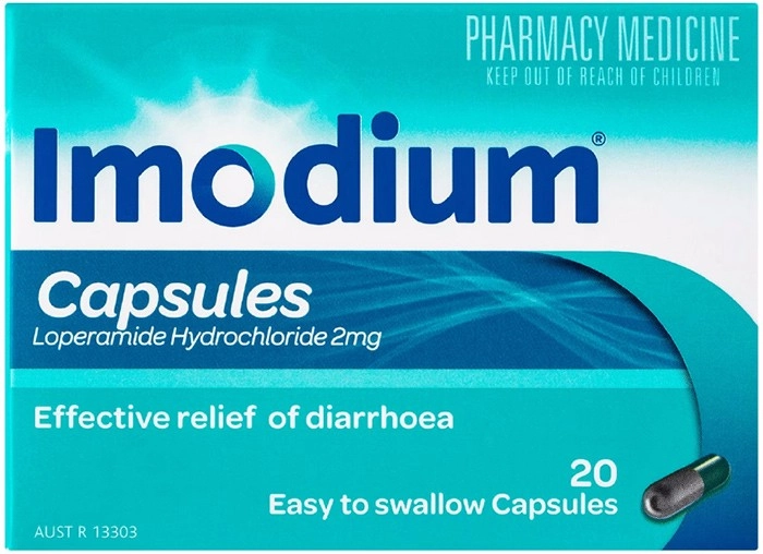 Imodium Capsules 2mg for Diarrhoea Relief 20 Capsules