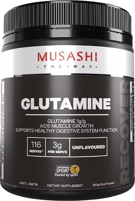 Musashi Glutamine Unflavoured 350g