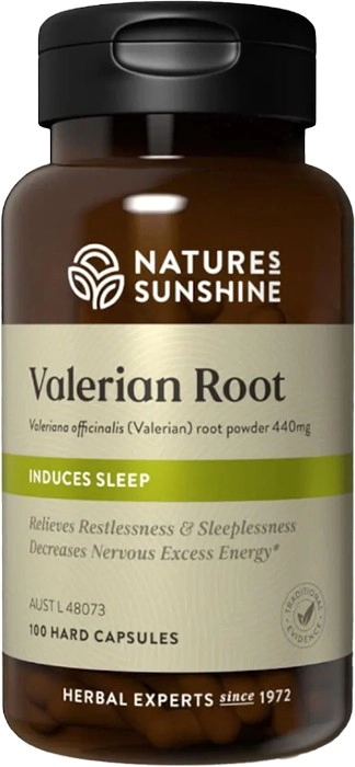 Natures Sunshine Valerian Root 440mg 100 Capsules