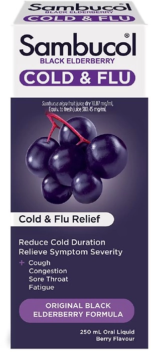 Sambucol Cold & Flu Relief Liquid 250ml