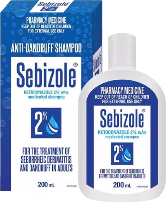 Sebizole Anti-Dandruff Shampoo 2% 200ml