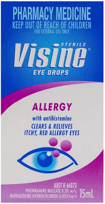 Visine Eye Drops Allergy with Antihistamine 15ml