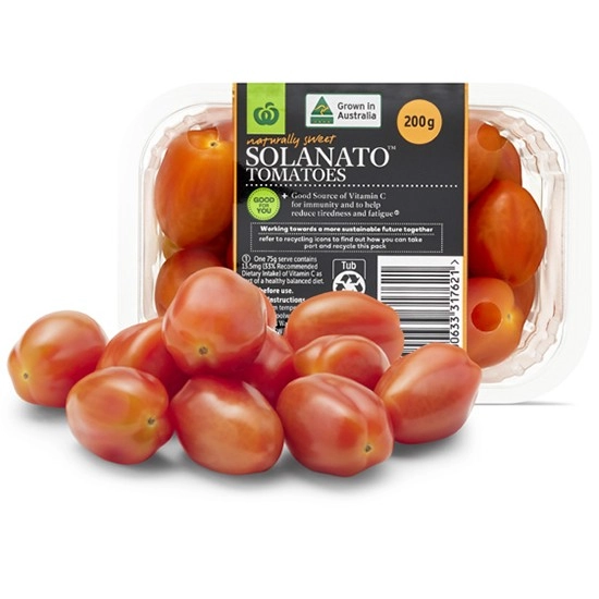 Australian Sweet Solanato® Tomatoes 200g Punnet