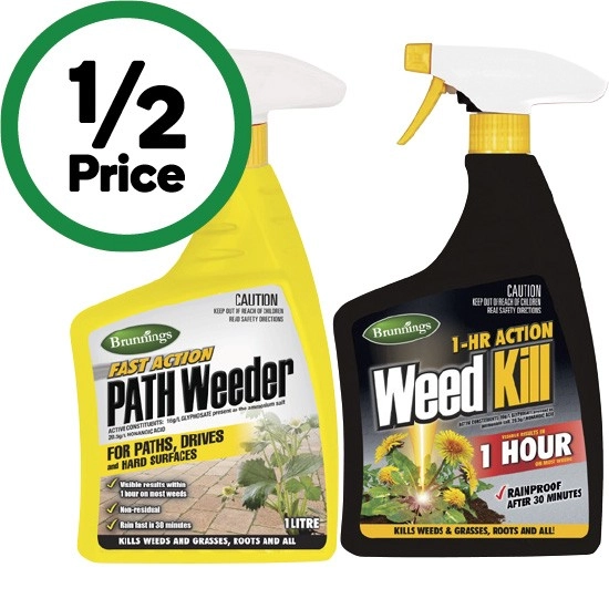 Brunnings Fast Action Path Weeder RTU or 1 Hour Fast Action Weed Kill RTU 1 Litre