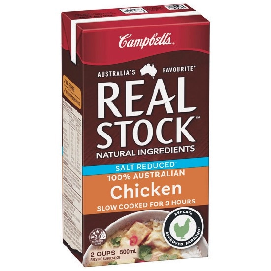 Campbell’s Real Stock Reduced Salt Chicken 500ml