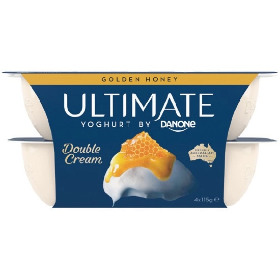 Danone Ultimate Yoghurt 4 x 115g – From the Fridge