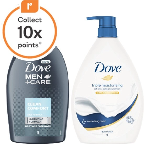 Dove Body Wash 1 Litre