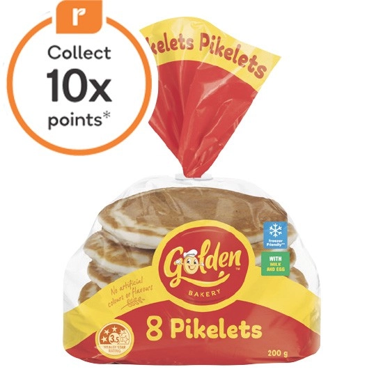 Golden Pikelets 200g Pk 8