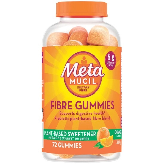 Metamucil Fibre Gummies for Digestive Health Pk 72~