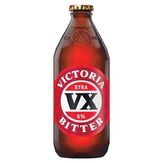 NEW Victoria Bitter Xtra 6% Bottles 24x375ml