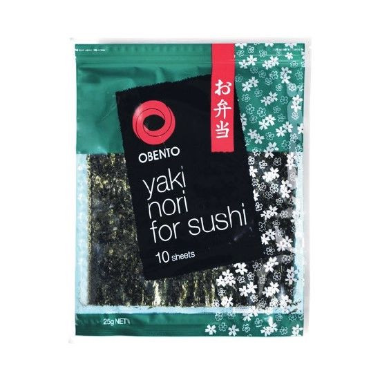 Obento Yaki Nori Sushi 10 Sheets 25g