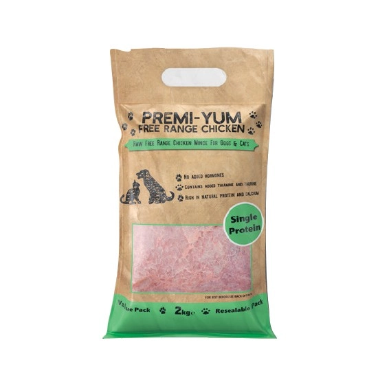 Premi-Yum Free Range Chicken Mince 2 kg