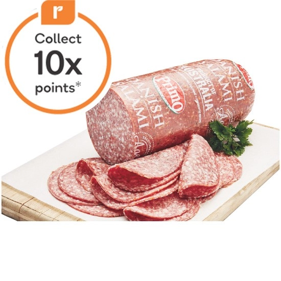 Primo Danish Salami – Sliced or Shaved – From the Deli