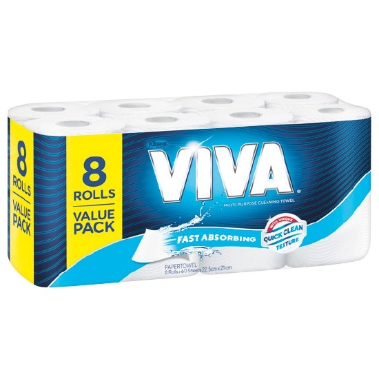 Viva Paper Towel Pk 8