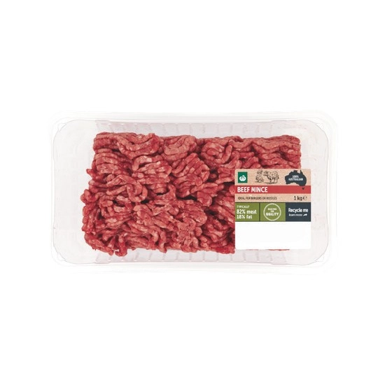 Woolworths Australian Beef Mince 1 kg