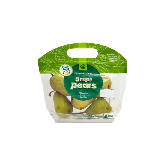 Woolworths Australian Kids Mini Bananas, Apples or Pears Pk 5