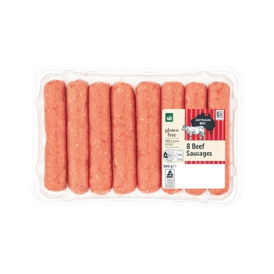 Woolworths Beef, Pork or Chicken Sausage or Chipolata Varieties 600g